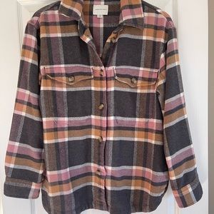 American Eagle Flannel Shirt Jacket Size S